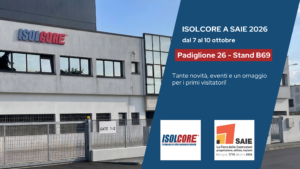 ISOLCORE alla fiera SAIE 2026: pannelli sottovuoto super sottili per l'edilizia